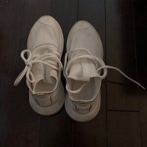 Adidas All White Human Race Sneakers men US size 6
